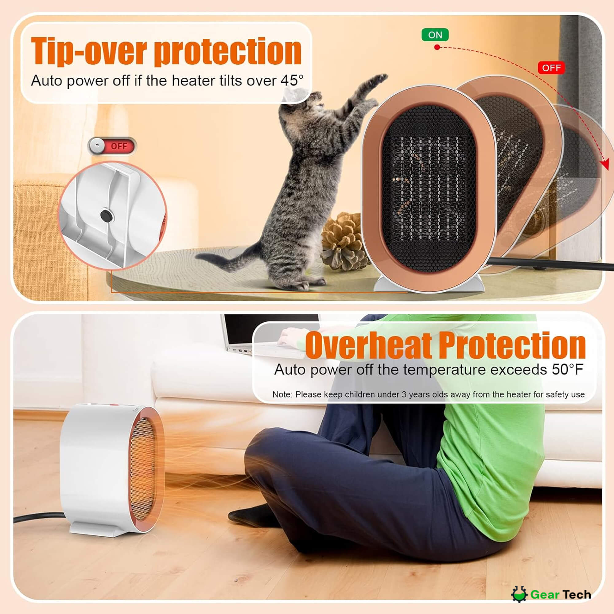 לומנובה קומפקטי דוד חשמלי חסכוני באנרגיה נייד