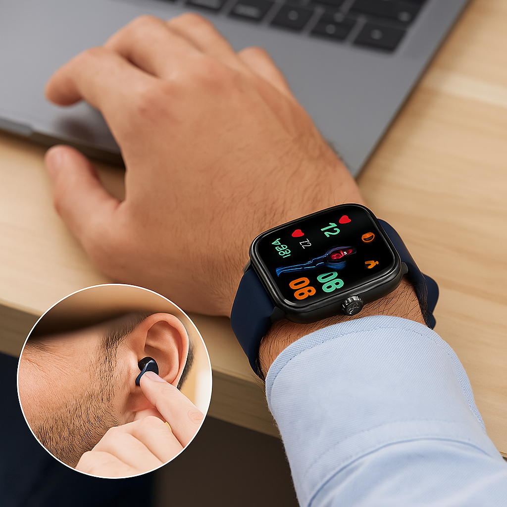 Smartwatch For Health Enthusiasts With Heart Rate Tracking For iOS And Android