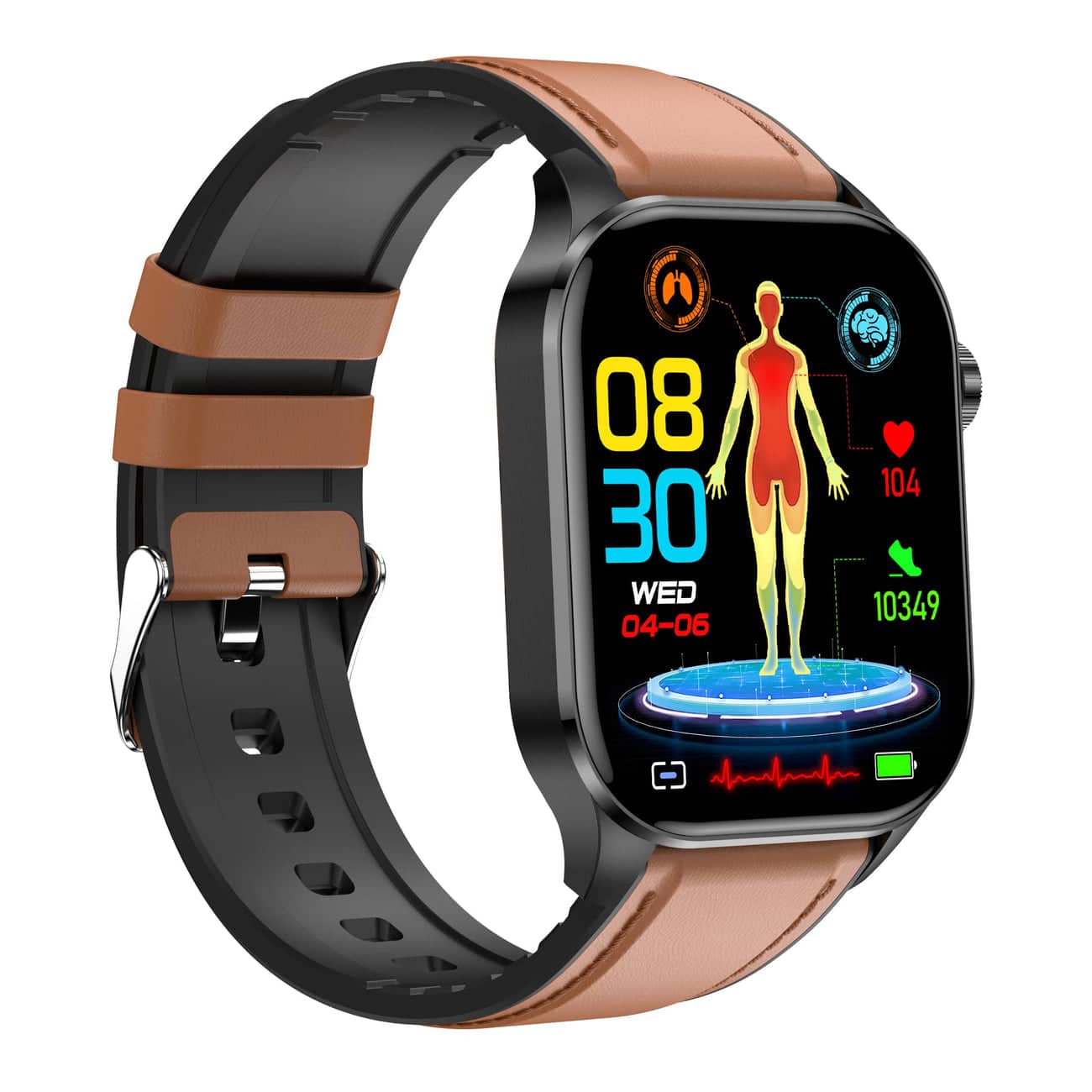 Smartwatch For Health Enthusiasts With Heart Rate Tracking For iOS And Android