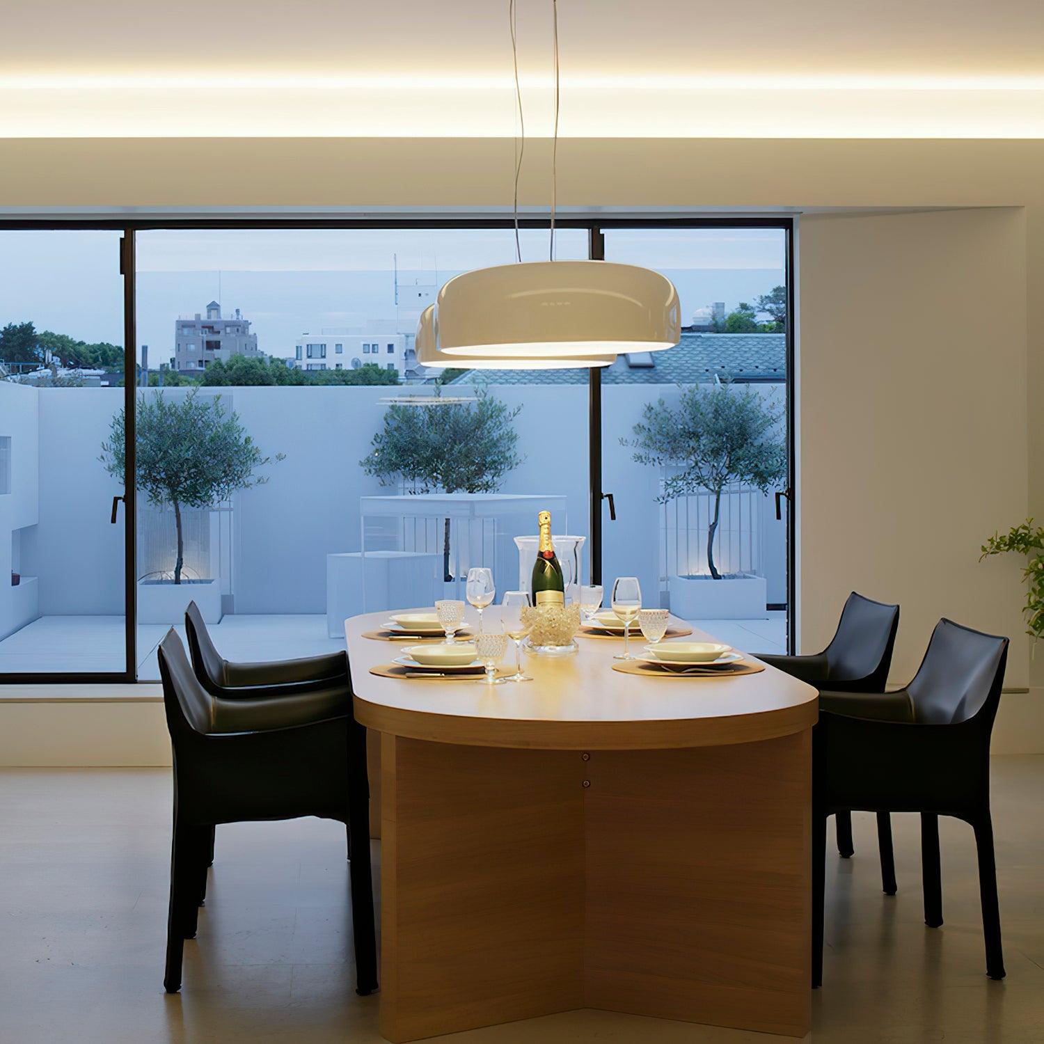AstraLume Ceiling Pendant Light With Sleek Glow Design