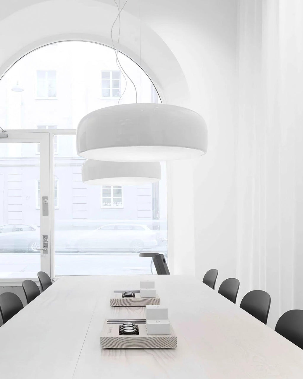 AstraLume Ceiling Pendant Light With Sleek Glow Design