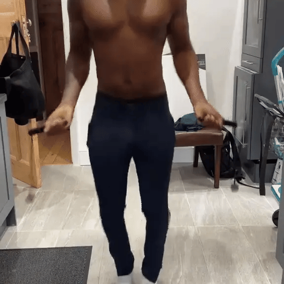 Tali Lompat Tanpa Wayar Berat AeroFlex dengan Pengira Digital untuk Latihan Kardio