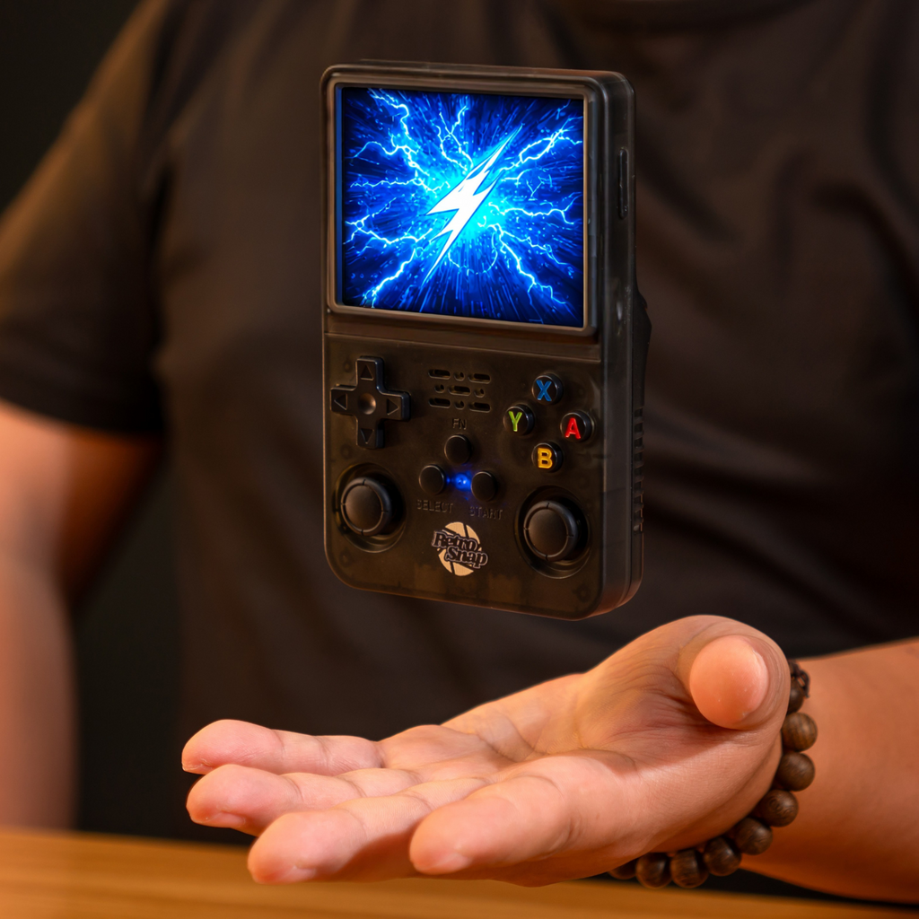 جهاز كايروبلاي بوكيت ريترو مع 60,000 لعبة كلاسيكية ومخرج تلفاز
