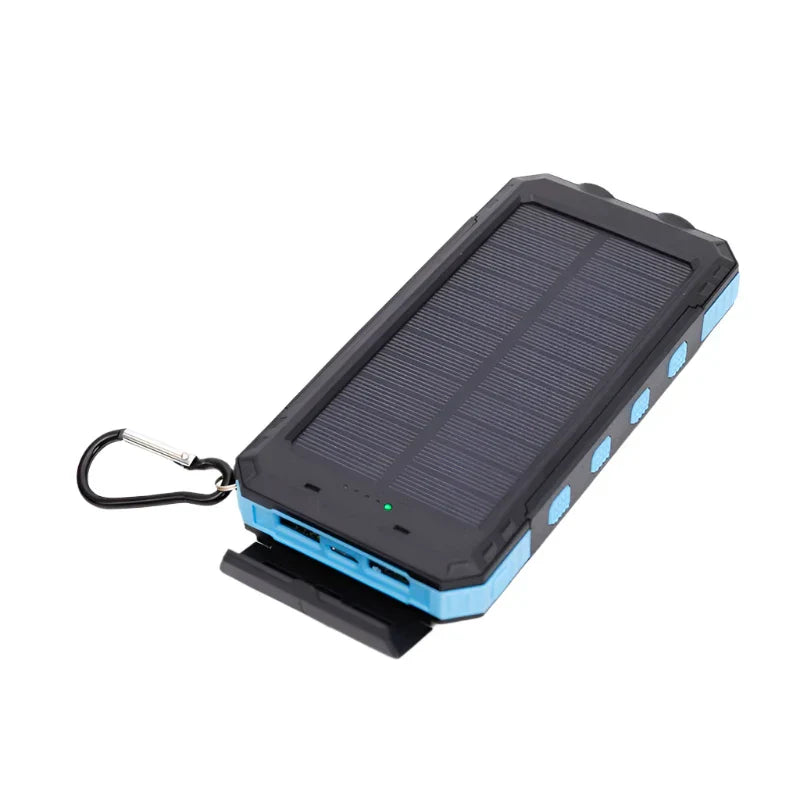 Solarcharge Pro Caricatore Solare Portatile con Luce Integrata per Esterni