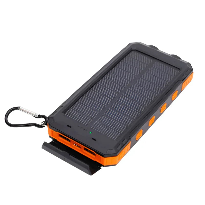 Solarcharge Pro Caricatore Solare Portatile con Luce Integrata per Esterni