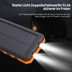Solarcharge Pro Caricatore Solare Portatile con Luce Integrata per Esterni