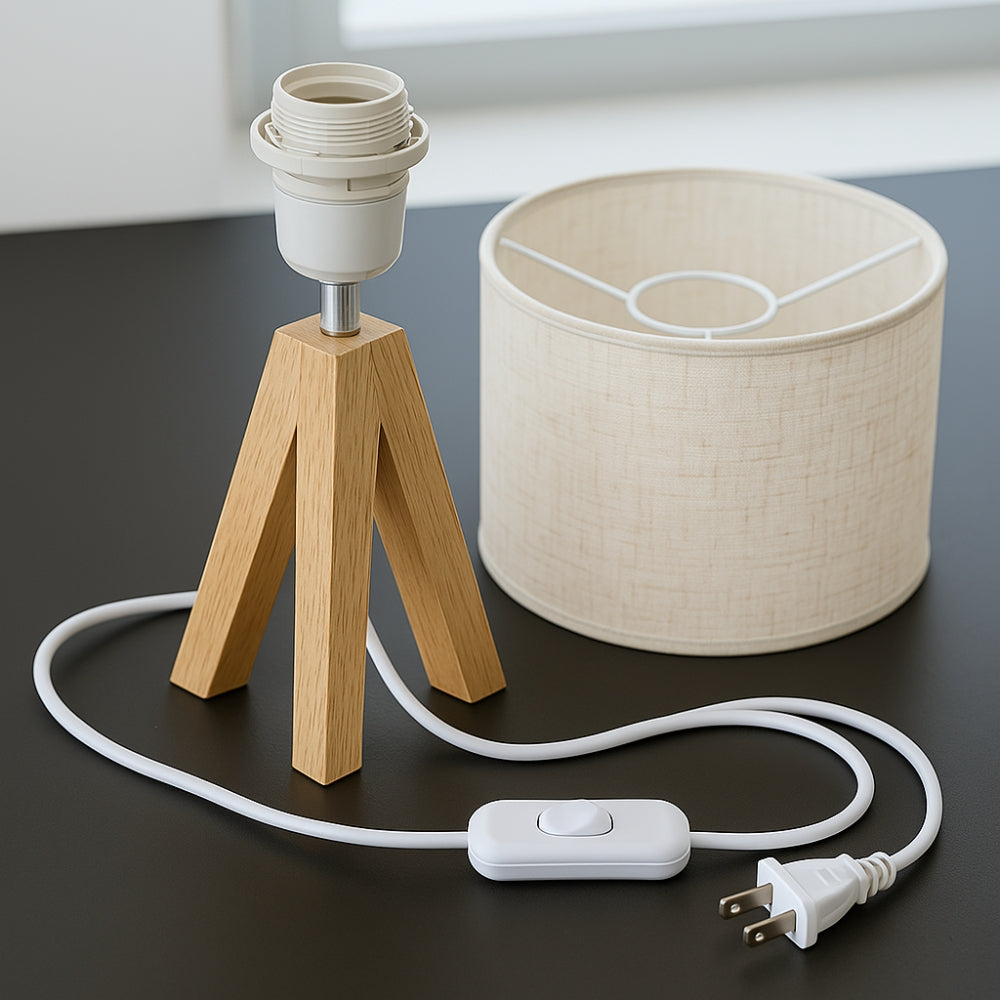 The Minimalist Table Lamp With An Elegant Tripod Stand