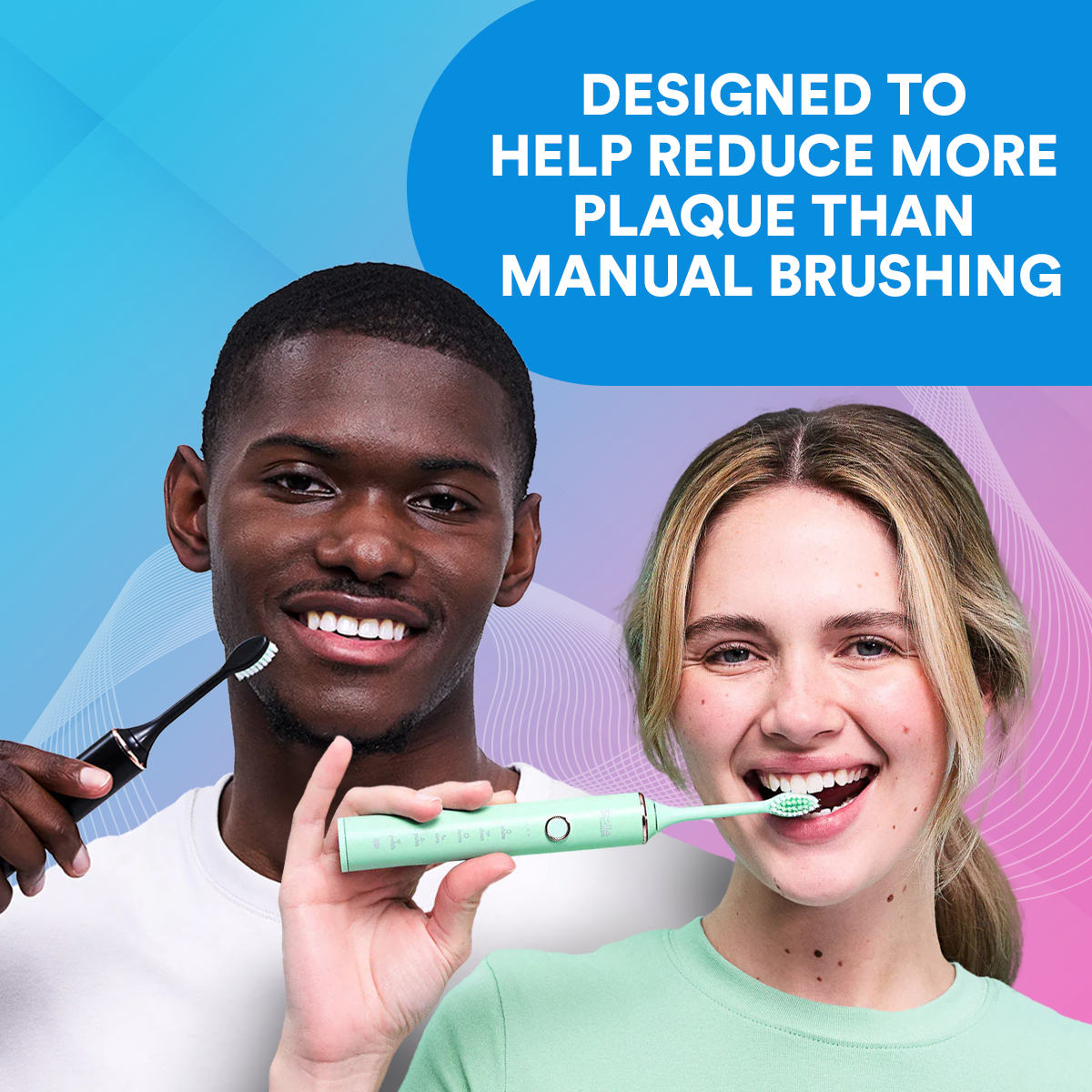 6機能搭載音波電動歯ブラシ