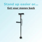 LED Light Foldable Walking Cane For Seniors Daily Use