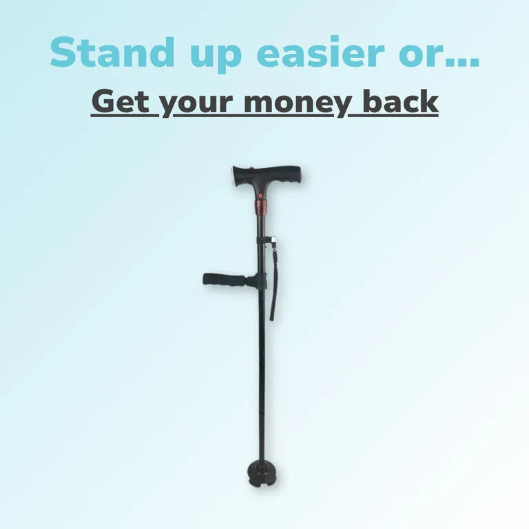 LED Light Foldable Walking Cane For Seniors Daily Use