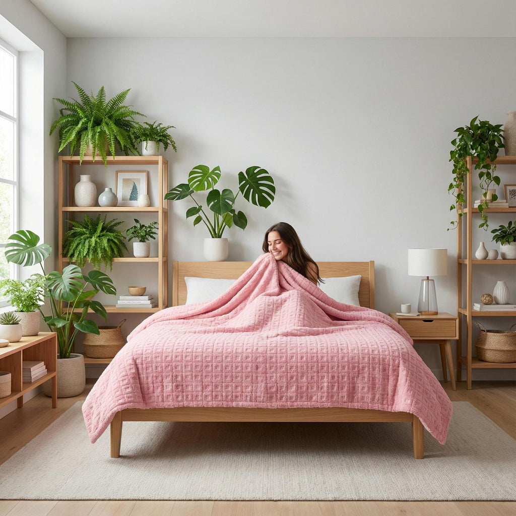 Aurora bomuldshåndklædetæppe til sommerafslapning og komfort