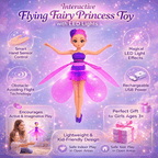 Gesture Controlled Fairy Flight Toy With Multicolor LED Glow For Kids