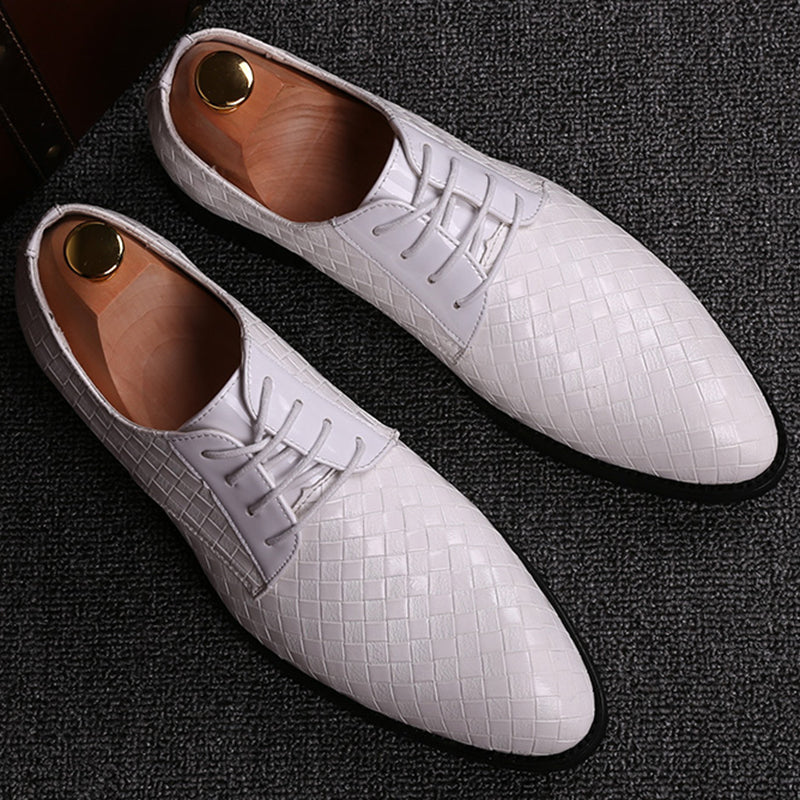 Casper Men's Leather Lace-Up Shoes For All-Day Comfort