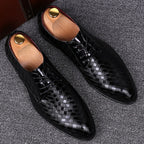 Casper Men's Leather Lace-Up Shoes For All-Day Comfort