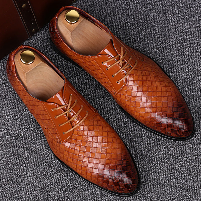Casper Men's Leather Lace-Up Shoes For All-Day Comfort