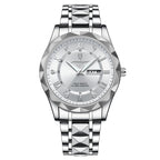 Lumistel Herren Edelstahl-Uhr mit klassischer Haltbarkeit