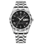 Lumistel Herren Edelstahl-Uhr mit klassischer Haltbarkeit