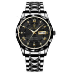 Lumistel Herren Edelstahl-Uhr mit klassischer Haltbarkeit