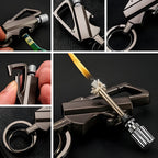 Survival Waterproof Flint Fire Starter Keychain