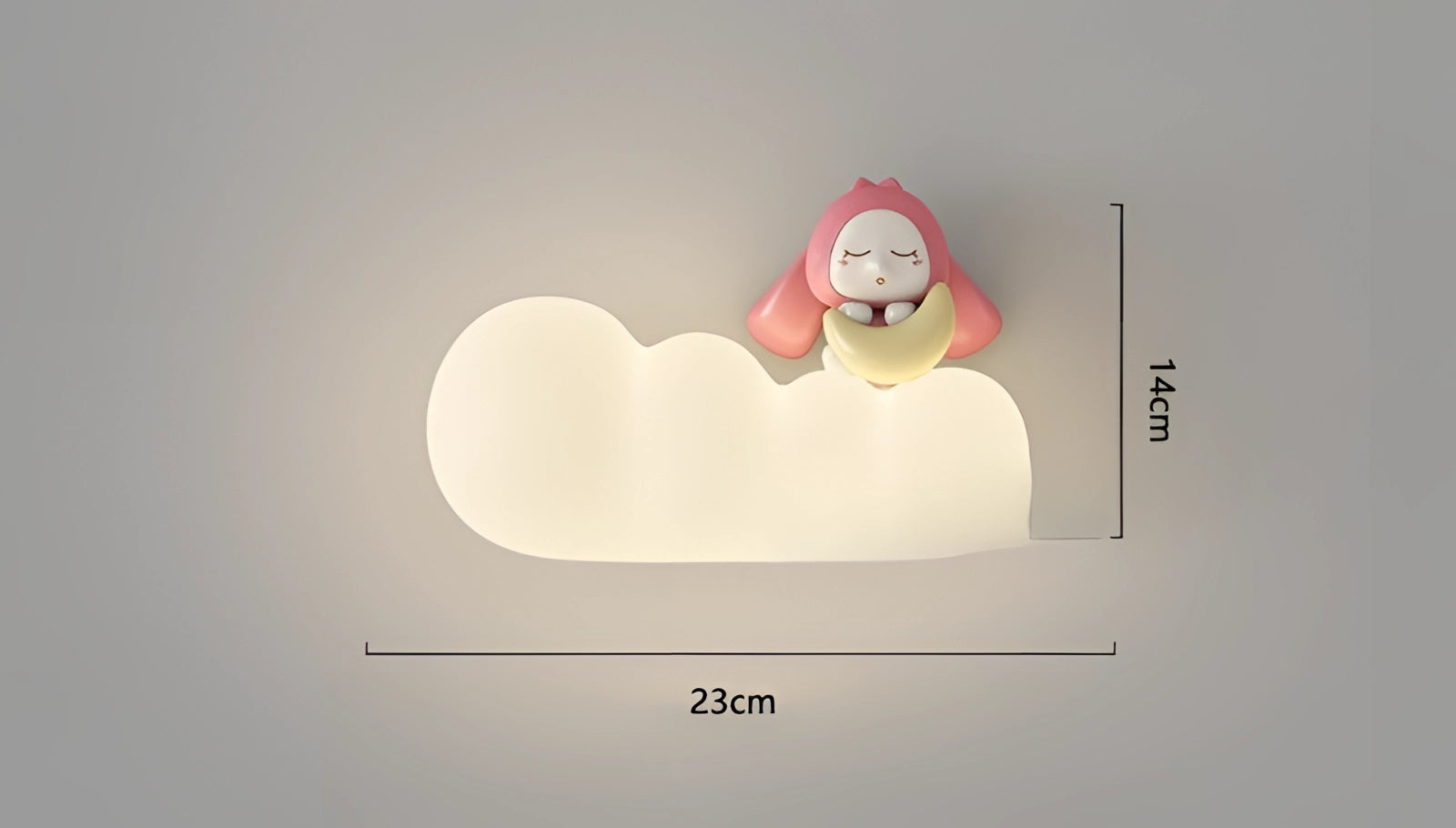 LumaCloud Dimmable Cloud Light On Wall For Nursery And Bedroom
