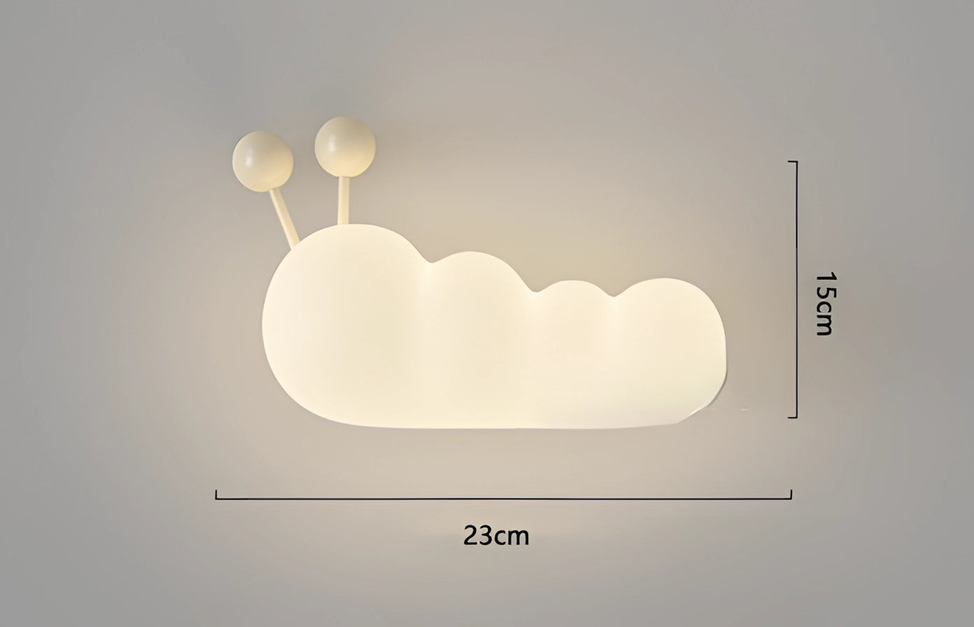 LumaCloud Dimmable Cloud Light On Wall For Nursery And Bedroom