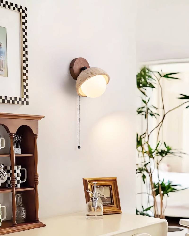 Koristeellinen maapalloseinävalaisin nykyaikaisiin sisustuksiin