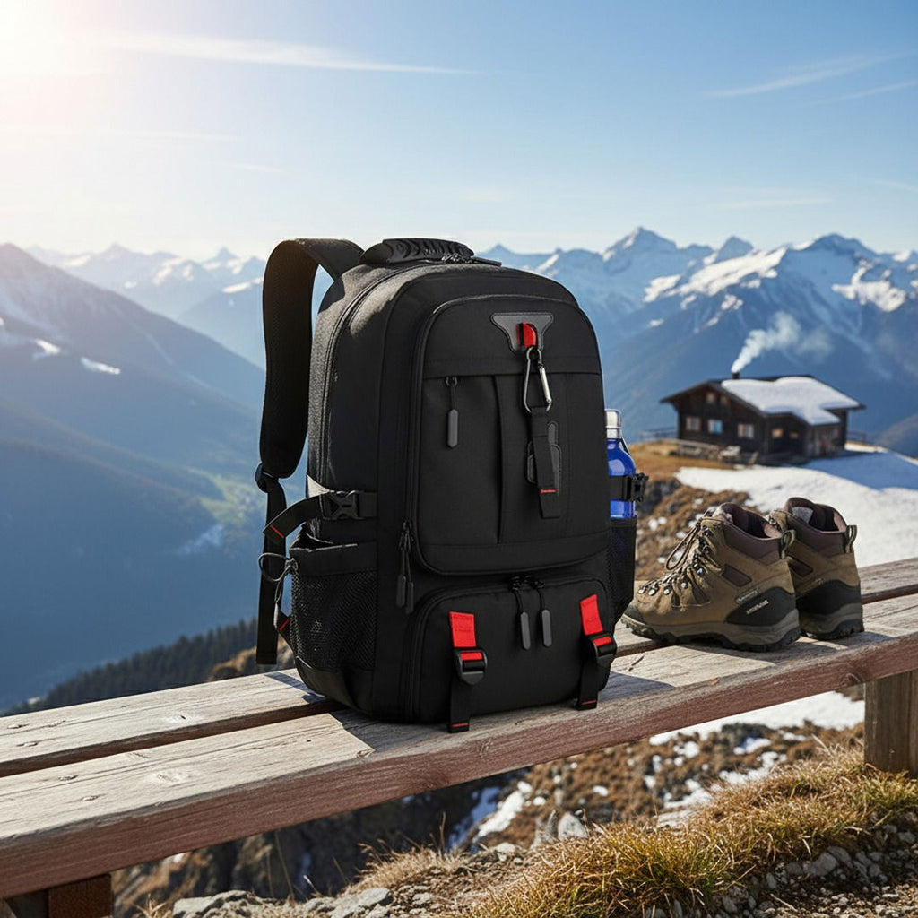 Men's Trekking Backpack With USB Charging And Smart Storage For Adventures Remote Work