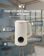 Nutriva Kompakt Nøddemælk Maskine Til Mandler, Cashewnødder Og Havre