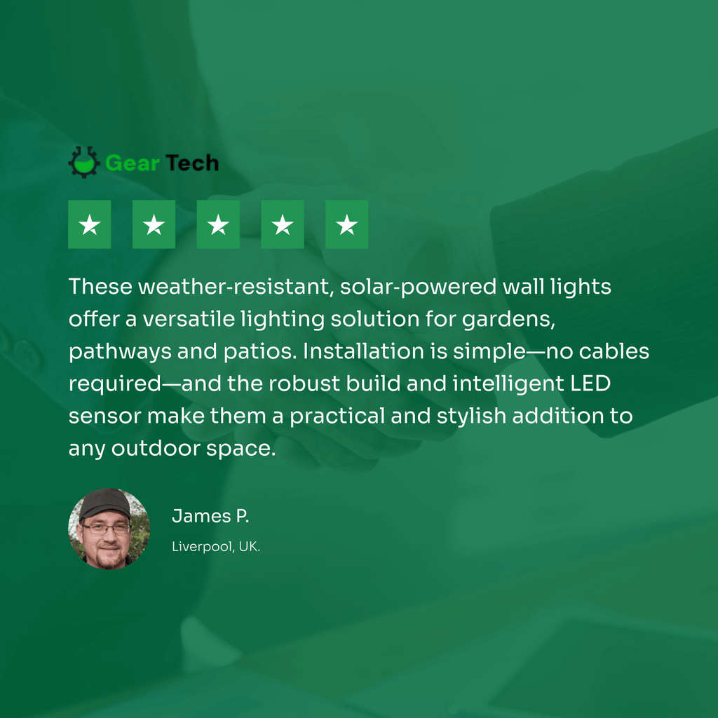 Lampu Dinding LED Suria Tanpa Wayar Nexora untuk Laluan, Patio dan Taman