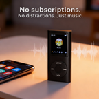 مشغل موسيقى ريترو – مشغل MP3 بسعة 64 جيجابايت وتصميم كلاسيكي مدمج