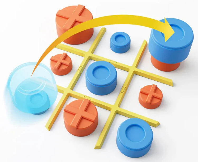 Portable 3-in-1 Electronic Tic-Tac-Toe Game