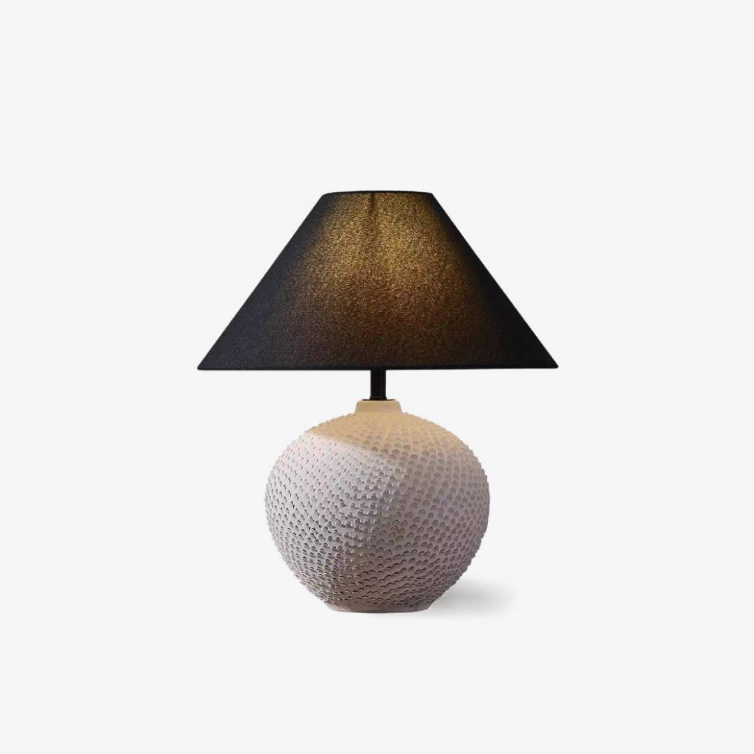 Contemporary Ceramic Ball Table Lamp With Soft Ambient Lighting For Bedrooms