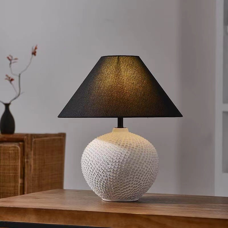 Contemporary Ceramic Ball Table Lamp With Soft Ambient Lighting For Bedrooms