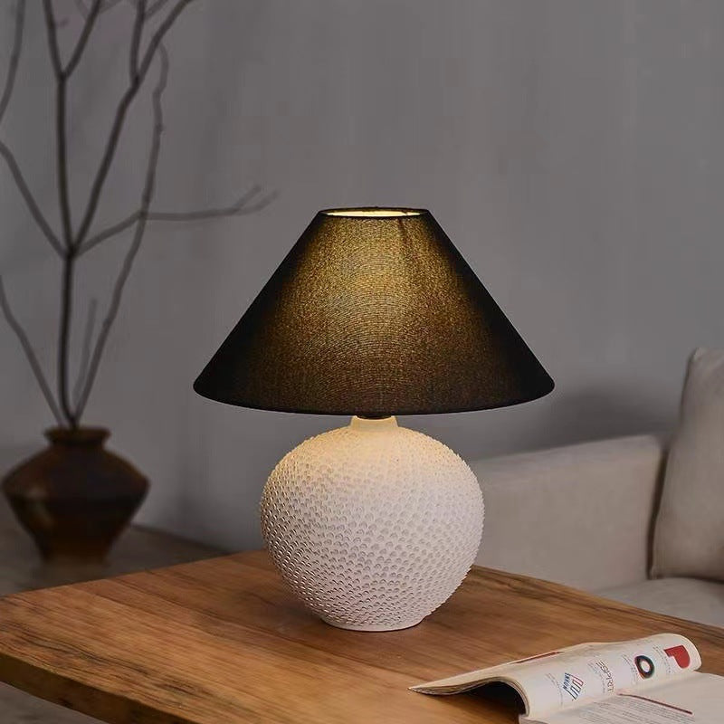 Contemporary Ceramic Ball Table Lamp With Soft Ambient Lighting For Bedrooms