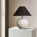 Contemporary Ceramic Ball Table Lamp With Soft Ambient Lighting For Bedrooms