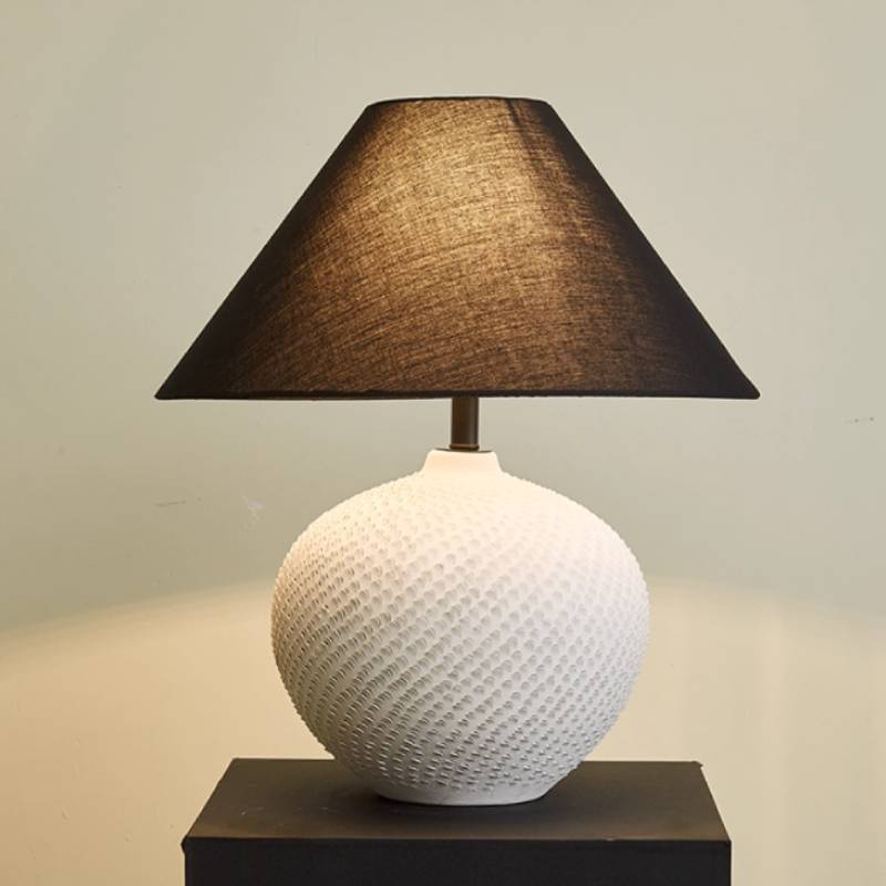 Contemporary Ceramic Ball Table Lamp With Soft Ambient Lighting For Bedrooms