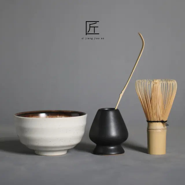 Zenmatcha Ceremoni Kit Presentset Teälskare Samling
