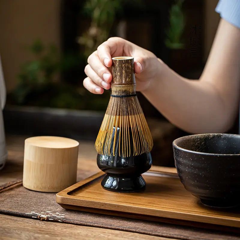 Zenmatcha Ceremoni Kit Presentset Teälskare Samling
