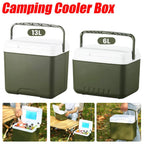 Portable cooler for hot and cold meals on the go
