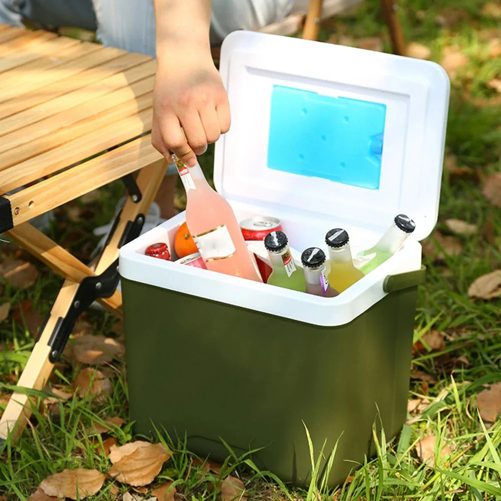 Tragbare 13L Kühlbox Auto - Doppelfunktion Für Kalte Und Warme Speisen 1