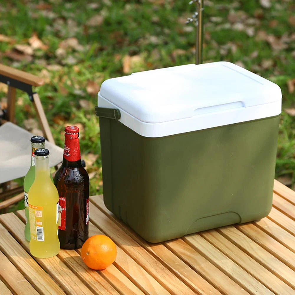 Portable cooler for hot and cold meals on the go