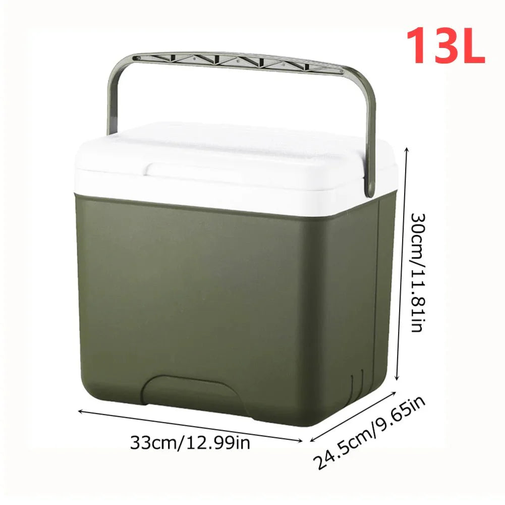 Portable cooler for hot and cold meals on the go