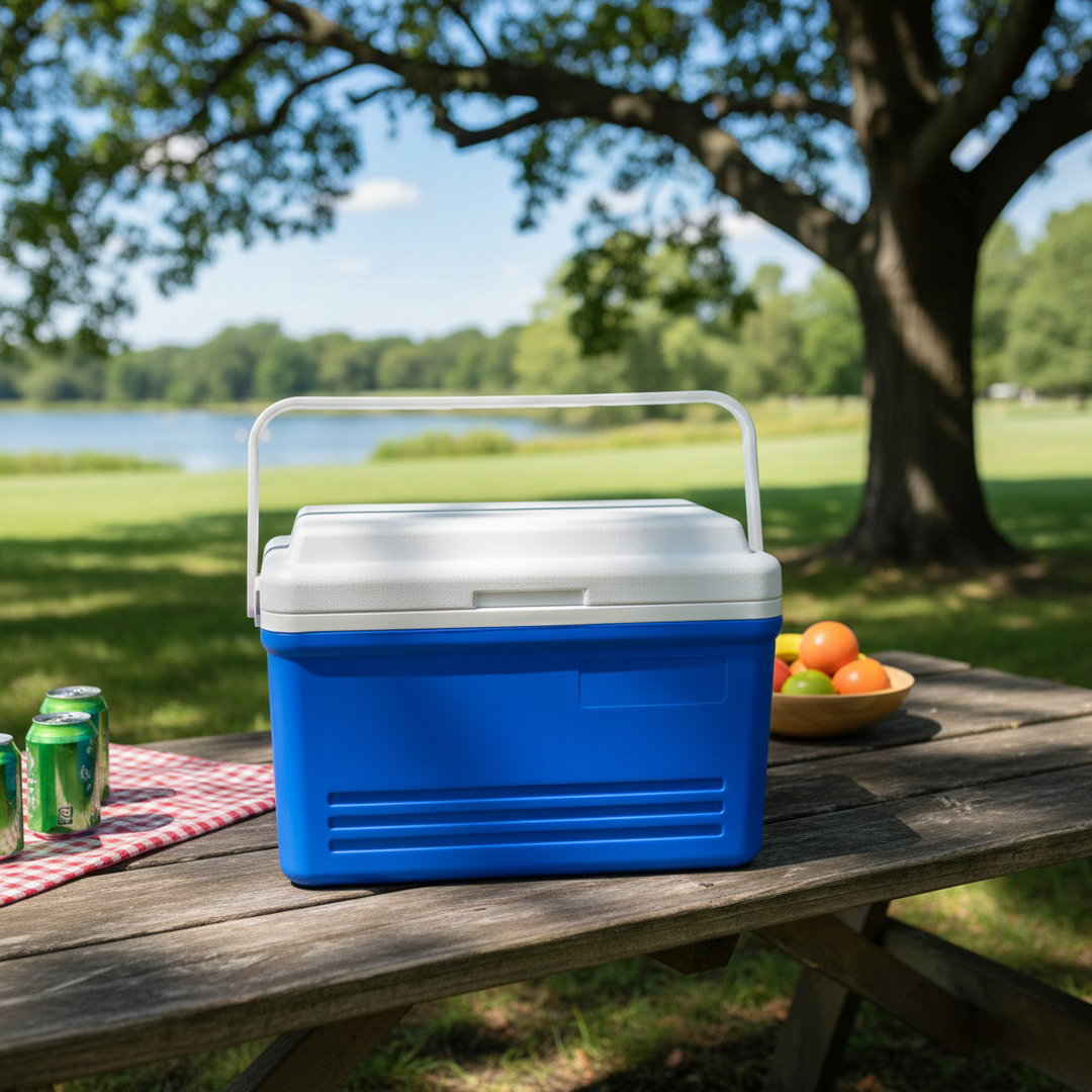 30L tragbare Kühlbox mit Isolierung und stabilem Griff für Auto, Picknick und Reisen