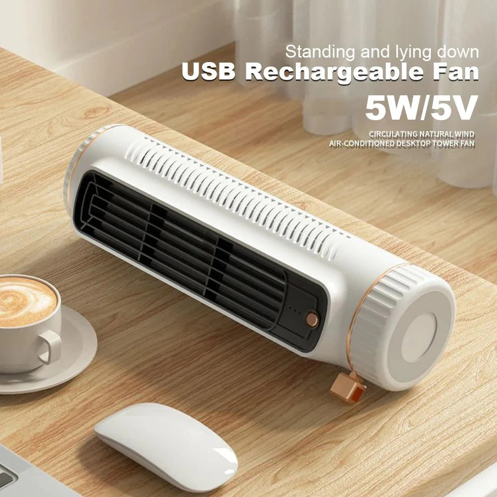 Bladeless Tower Fan for Quiet 360° Room Cooling