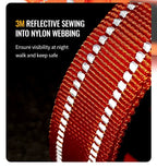 AstraPaw reflektierendes Nylon Anti-Zieh Hundegeschirr für alle Größen