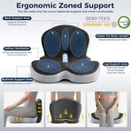 Cocoon Posture Cushion Ergonomic L Shaped Support For Car And Office