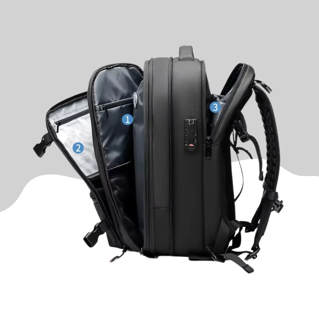 Expandable Vacuum Travel Backpack for Maximum Packing Space