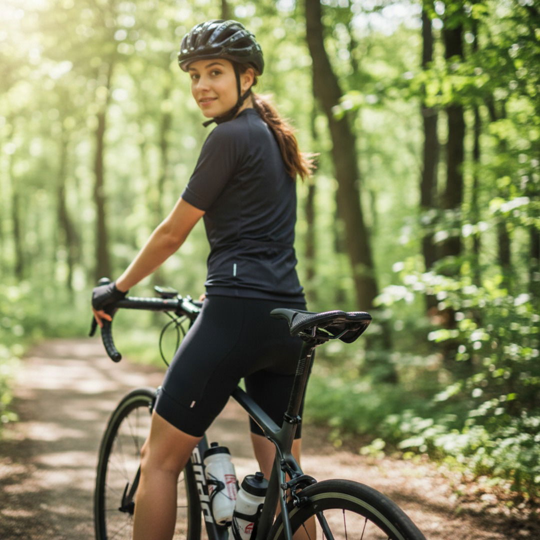 Royalgel polstret cykelsadel med ventilationssystem ergonomisk komfort