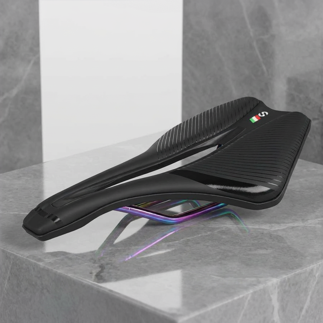 Royalgel polstret cykelsadel med ventilationssystem ergonomisk komfort