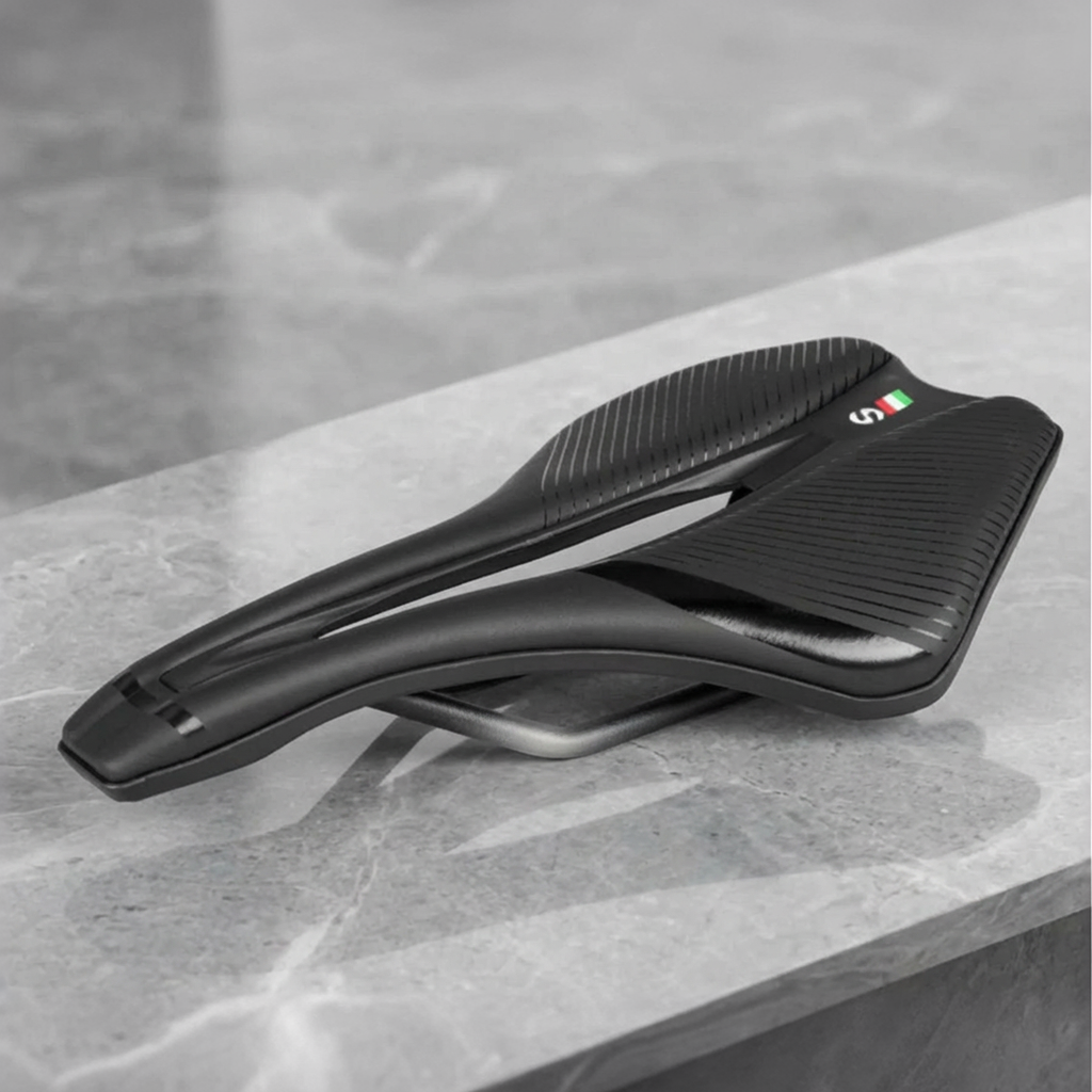Royalgel polstret cykelsadel med ventilationssystem ergonomisk komfort